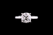 Platinum Diamond Single Stone Ring