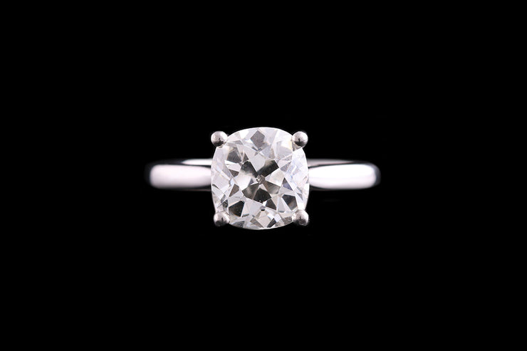 Platinum Diamond Single Stone Ring