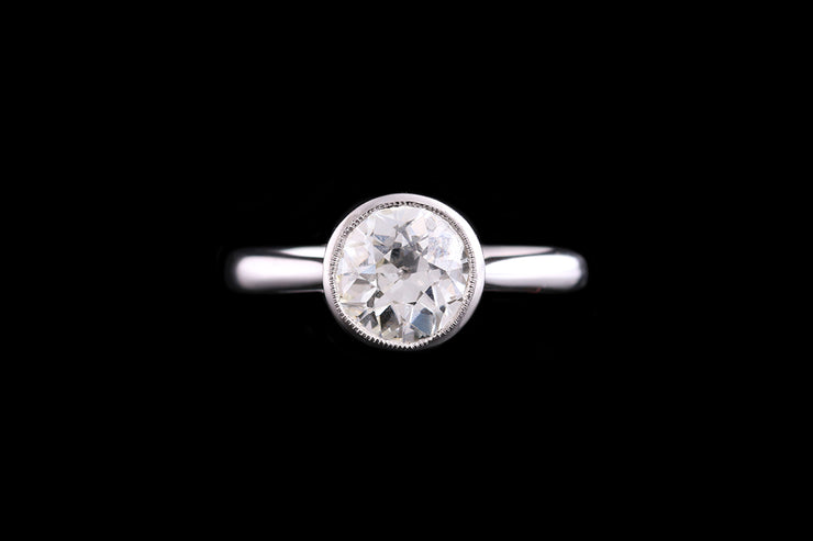 Platinum Diamond Single Stone Ring