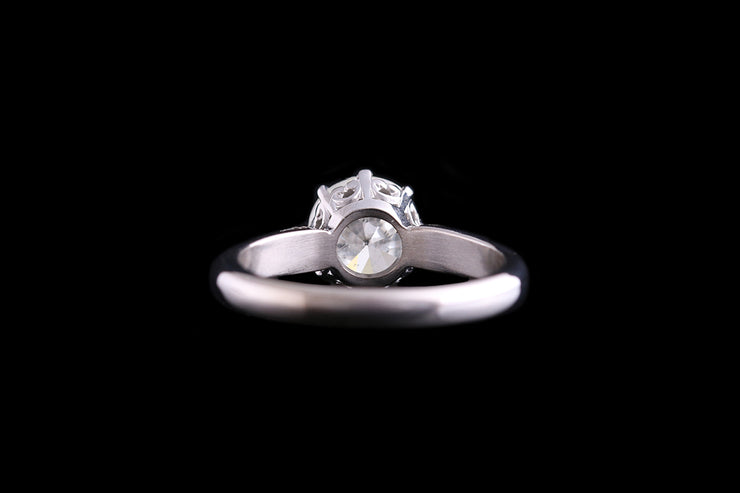 18ct White Gold Diamond Single Stone Ring