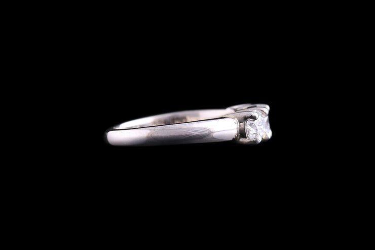 18ct White Gold Diamond Three Stone Ring