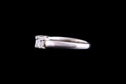 18ct White Gold Diamond Three Stone Ring