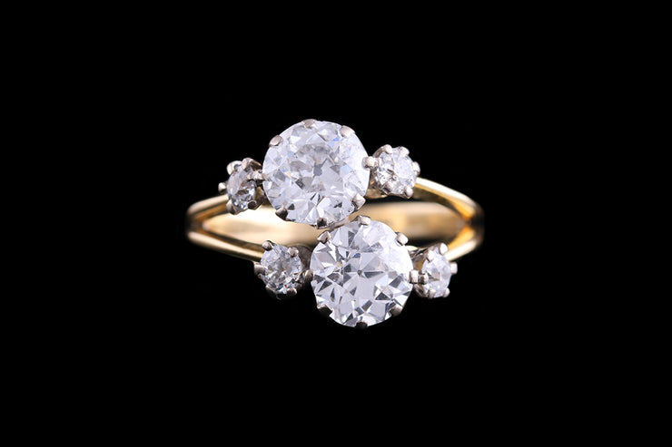 18ct Yellow Gold Diamond Dress Ring