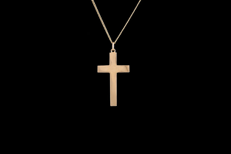 Victorian 18ct Yellow Gold and 15ct Yellow Gold Cross Pendant