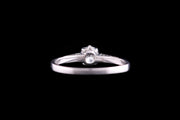 18ct White Gold Diamond Single Stone Ring