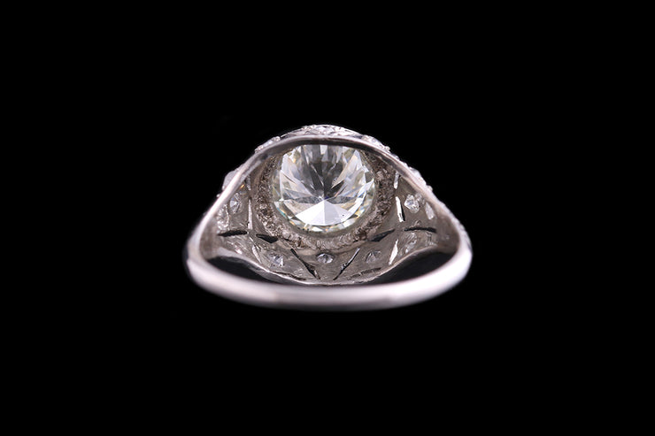 Platinum Diamond Dress Ring