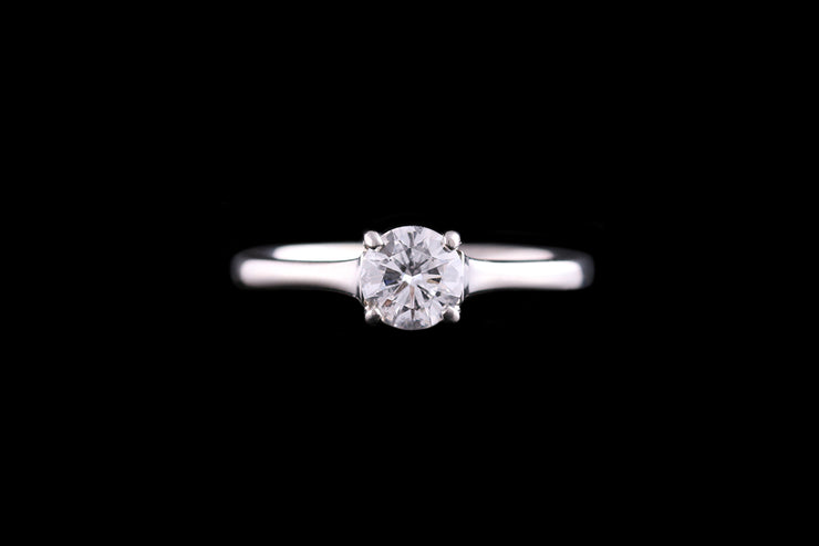 Platinum Diamond Single Stone Ring