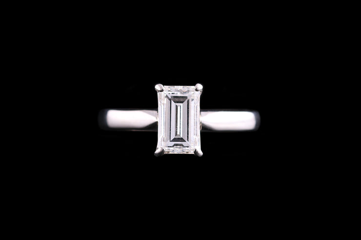 Platinum Diamond Single Stone Ring