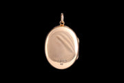 Edwardian 18ct Yellow Gold Oval Polished Locket