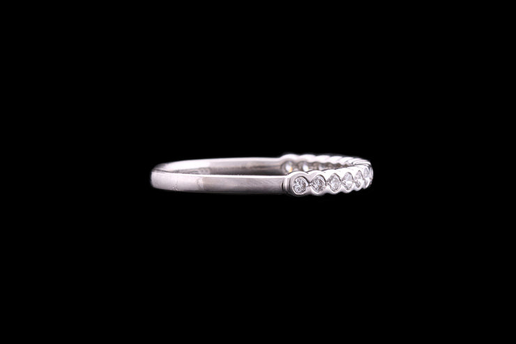 Platinum Diamond Half Eternity Ring