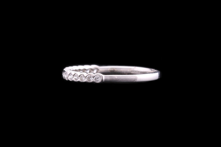 Platinum Diamond Half Eternity Ring