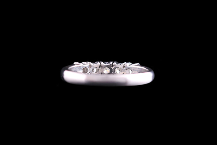 18ct White Gold Diamond Five Stone Ring