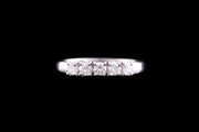18ct White Gold Diamond Five Stone Ring