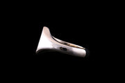9ct Yellow Gold Oval Signet Ring 13 x 10