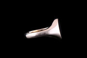 9ct Yellow Gold Oval Signet Ring 14 x 12