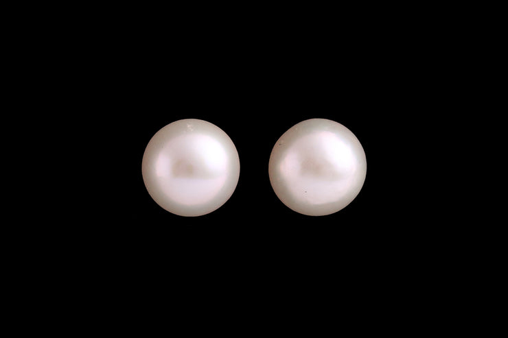 9ct Yellow Gold Cultured Pearl Stud Earrings