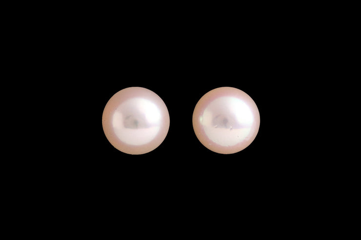 9ct Yellow Gold Cultured Pearl Stud Earrings