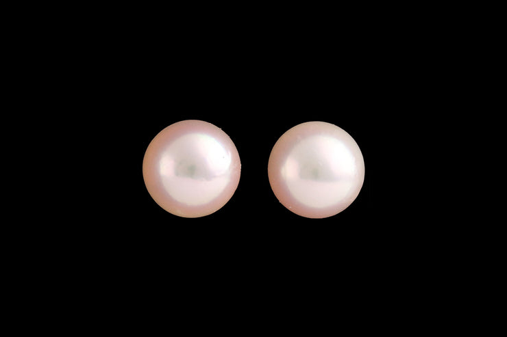 9ct Yellow Gold Cultured Pearl Stud Earrings