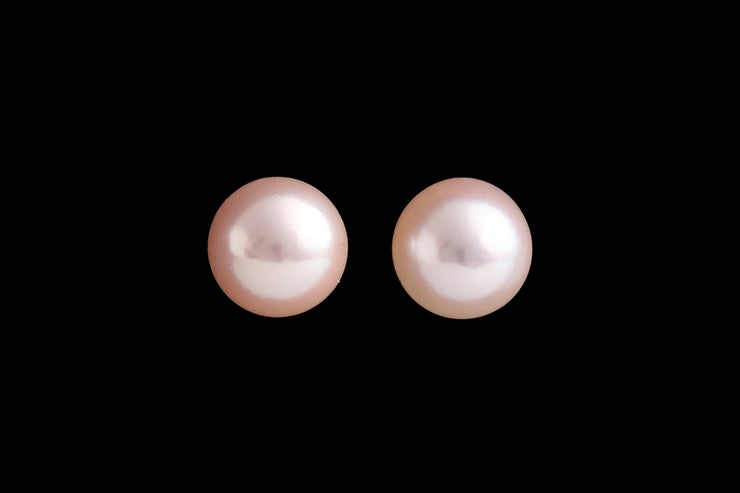 9ct Yellow Gold Cultured Pearl Stud Earrings
