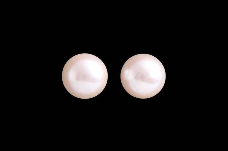 9ct Yellow Gold Cultured Pearl Stud Earrings