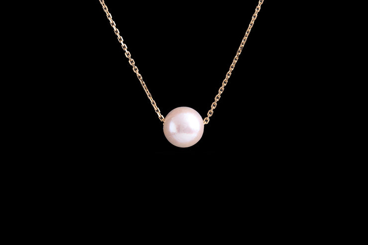 9ct Yellow Gold Cultured Pearl Pendant