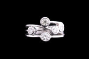 Platinum Diamond Dress Ring