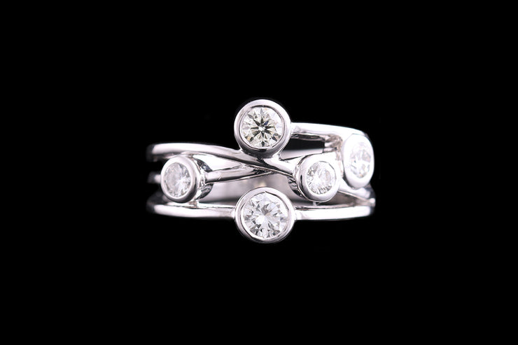 Platinum Diamond Dress Ring