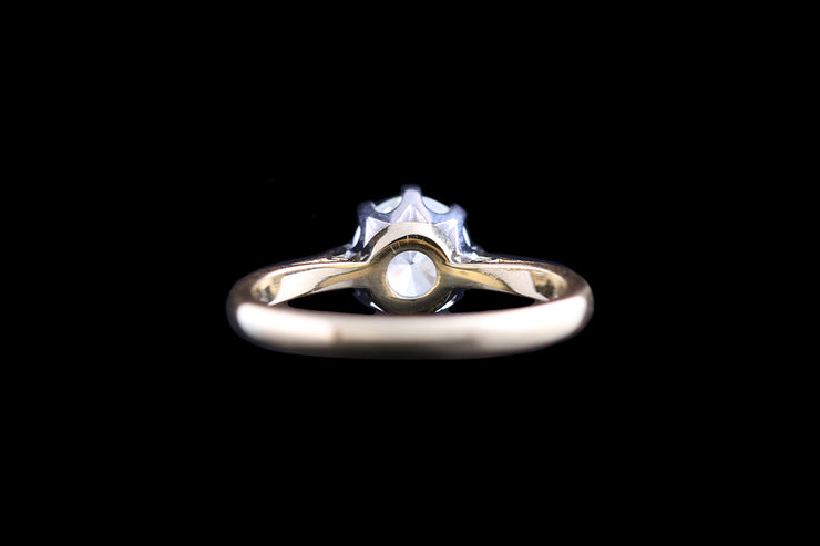 18ct Yellow Gold Diamond Single Stone Ring