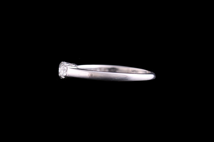 18ct White Gold Diamond Three Stone Ring