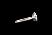 Edwardian 18ct Yellow Gold and Platinum Diamond Flower Cluster Ring