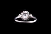 Art Deco Platinum Diamond Dress Ring