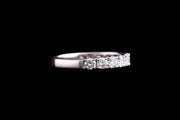 Platinum Diamond Half Eternity Ring