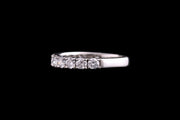 Platinum Diamond Half Eternity Ring