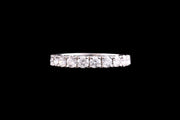 Platinum Diamond Half Eternity Ring