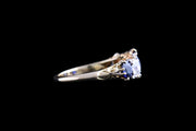 Victorian 18ct Yellow Gold Diamond and Sapphire Graduated Five Stone Ring