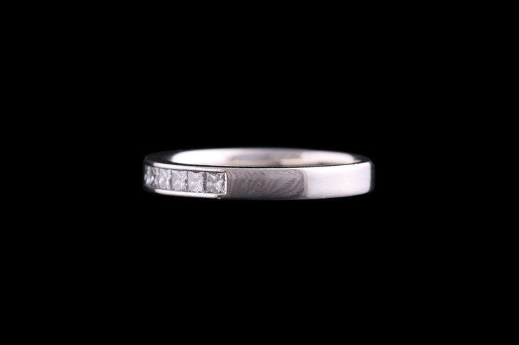 Platinum Diamond Half Eternity Ring
