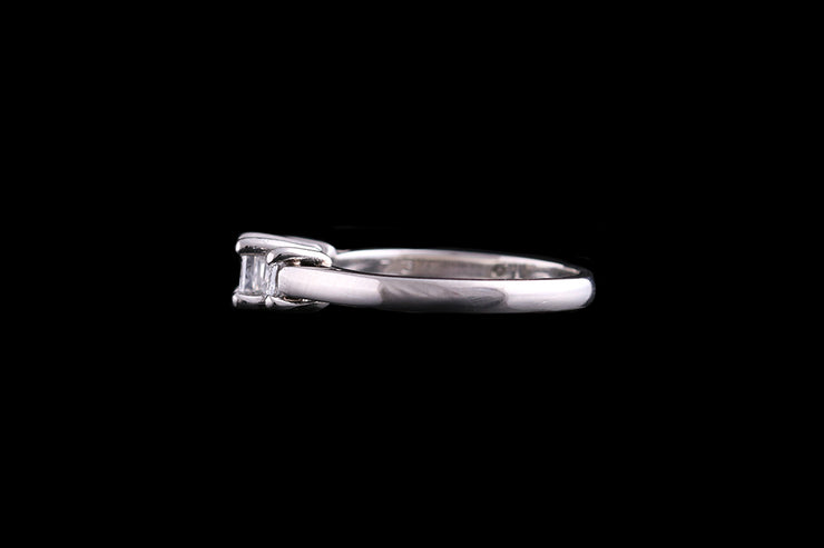 Platinum Diamond Three Stone Ring