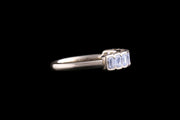18ct Yellow Gold Diamond Half Eternity Ring