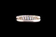 18ct Yellow Gold Diamond Half Eternity Ring