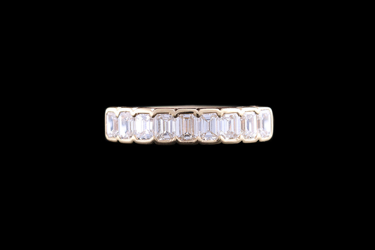 18ct Yellow Gold Diamond Half Eternity Ring