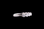 Platinum Diamond Nine Stone Ring