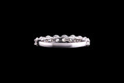 Platinum Diamond Nine Stone Ring