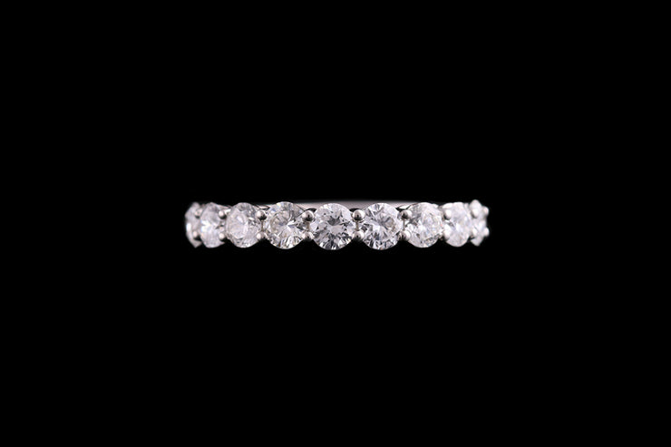 Platinum Diamond Nine Stone Ring