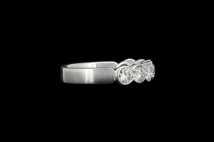 Platinum Diamond Half Eternity Ring