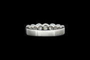 Platinum Diamond Half Eternity Ring