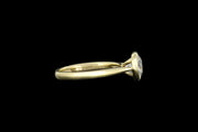 18ct Yellow Gold Diamond Single Stone Ring