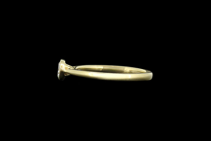 18ct Yellow Gold Diamond Single Stone Ring