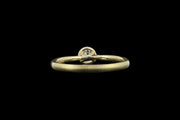 18ct Yellow Gold Diamond Single Stone Ring