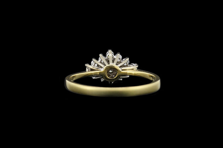 18ct Yellow Gold Diamond Dress Ring