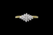 18ct Yellow Gold Diamond Dress Ring